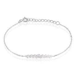 Histoire D'Or Bracelet Aliah Argent Blanc Oxyde De Zirconium