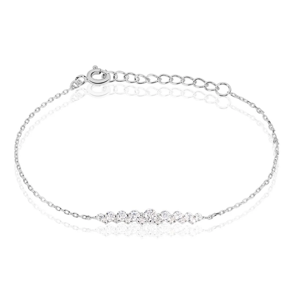 Histoire D'Or Bracelet Aliah Argent Blanc Oxyde De Zirconium