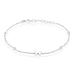 Histoire D'Or Bracelet Rana Argent Blanc Oxyde De Zirconium