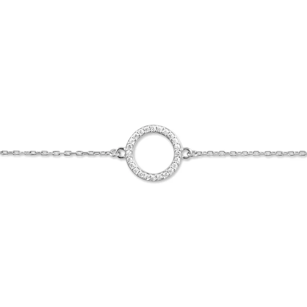 Histoire D'Or Bracelet Black Jack Argent Blanc Oxyde De Zirconium – Image 2