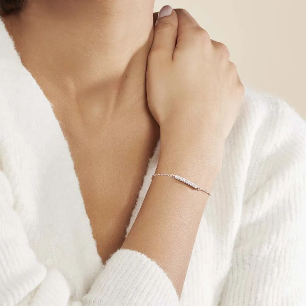 Histoire D'Or Bracelet Carlie Argent Blanc Oxyde De Zirconium – Image 5