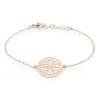 Histoire D'Or Bracelet Rotonda Argent Rose