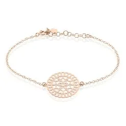 Histoire D'Or Bracelet Rotonda Argent Rose