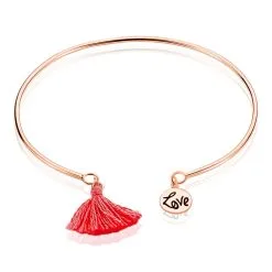 Histoire D'Or Bracelet Jonc Mona Argent Rose