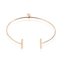 Histoire D'Or Bracelet Jonc Barrettie Argent Rose