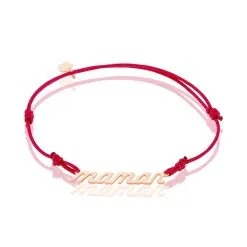 Histoire D'Or Bracelet Maman Argent Rose