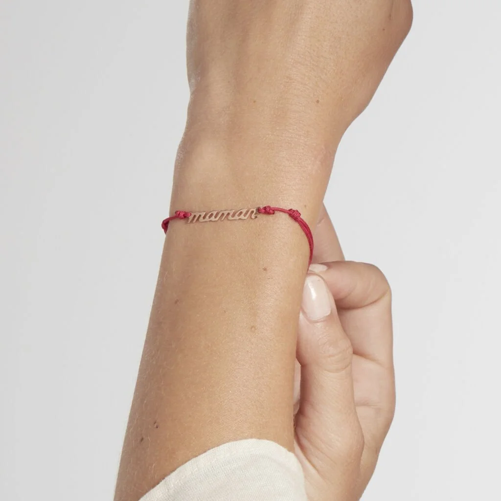 Histoire D'Or Bracelet Maman Argent Rose – Image 3