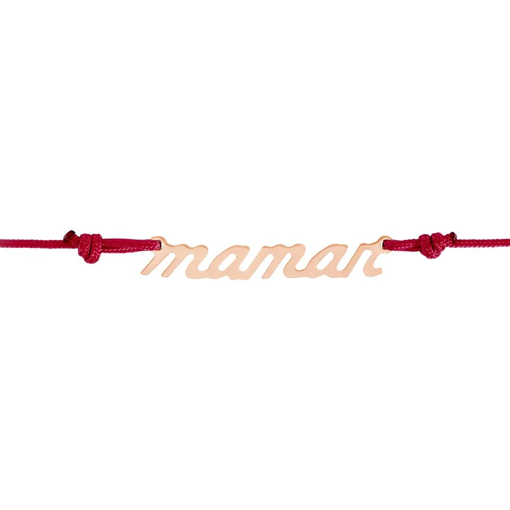 Histoire D'Or Bracelet Maman Argent Rose – Image 2