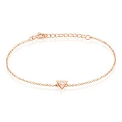 Histoire D'Or Bracelet Tallulah Argent Rose Pierre De Synthese