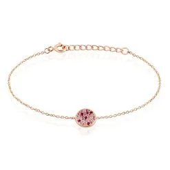 Histoire D'Or Bracelet Nelig Argent Rose Oxyde De Zirconium