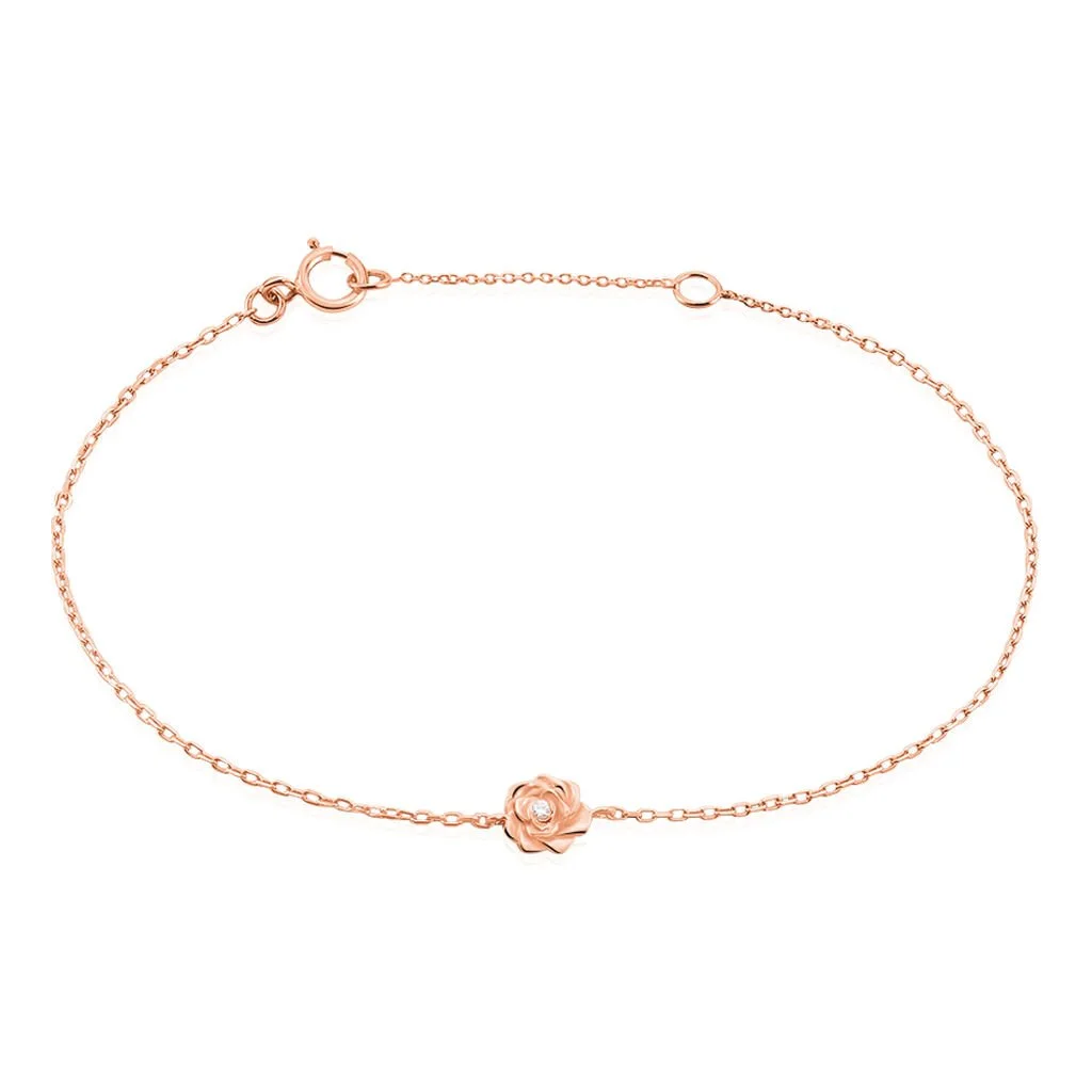 Histoire D'Or Bracelet Jannea Argent Rose Oxyde De Zirconium