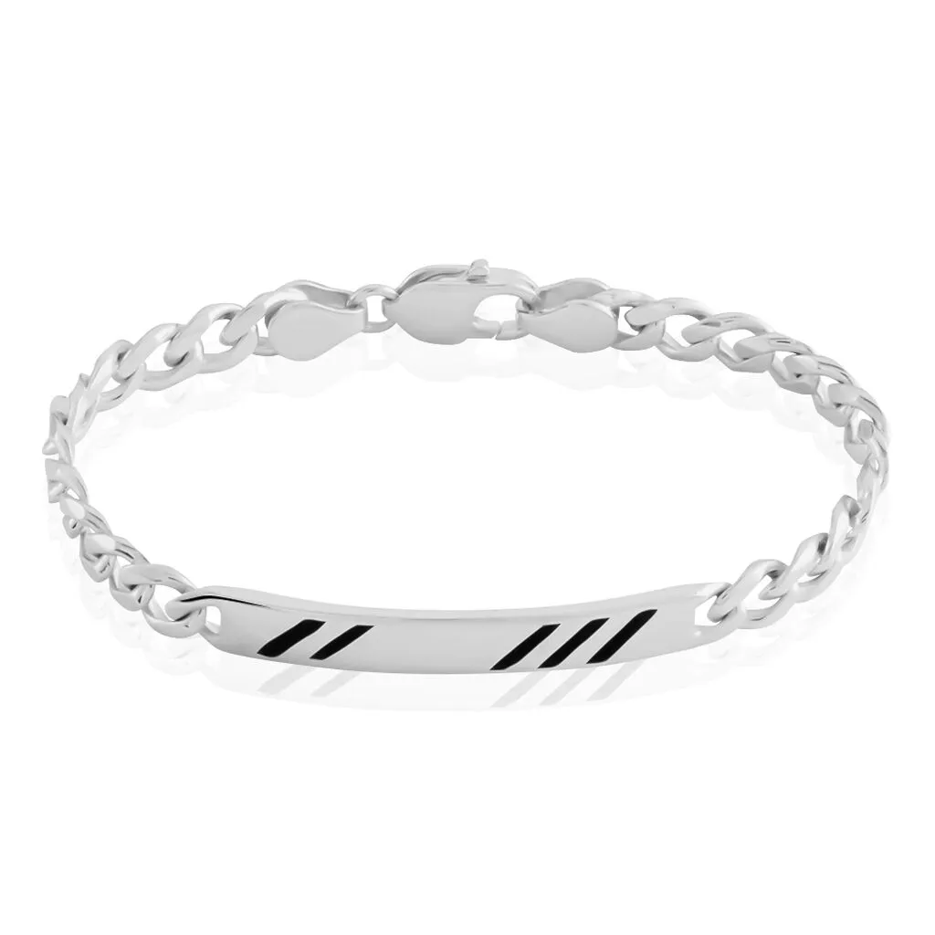 Histoire D'Or Bracelet Identite Argent Giani
