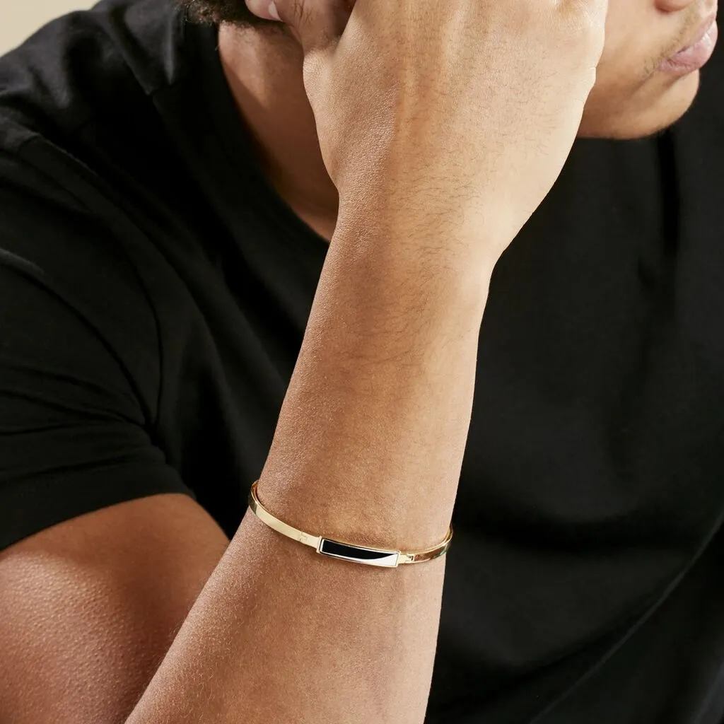 Histoire D'Or Bracelet Jonc Plaqué Or Jaune Tamiko – Image 3