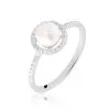 Histoire D'Or Bague Suada Argent Blanc Perle De Culture Et Oxyde De Zirconium