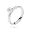 Histoire D'Or Bague Jose-marie Argent Blanc Perle De Culture