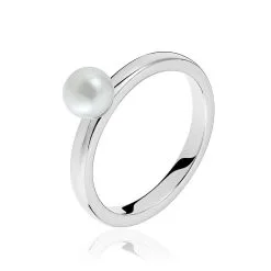 Histoire D'Or Bague Jose-marie Argent Blanc Perle De Culture