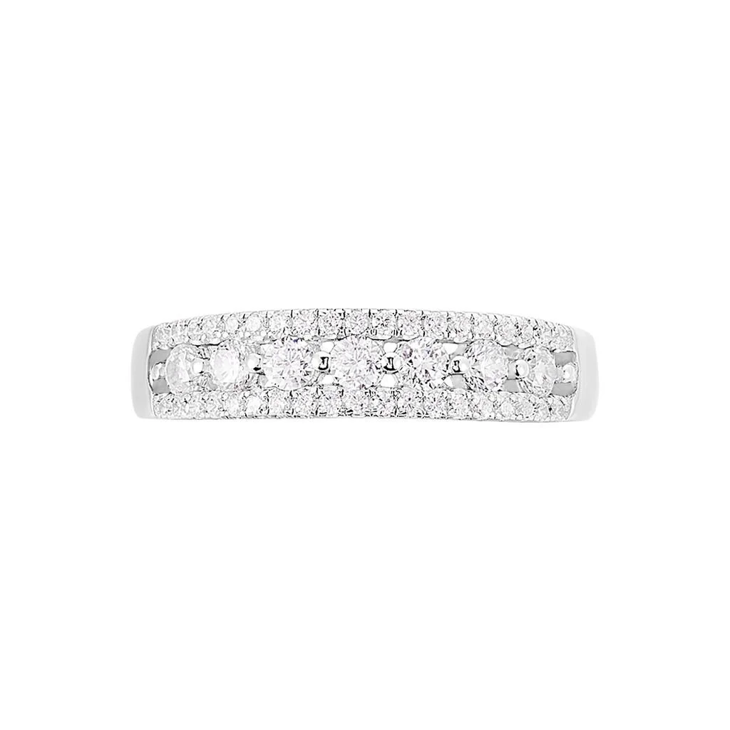Histoire D'Or Bague Nuncia Argent Blanc Oxyde De Zirconium – Image 2