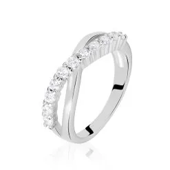 Histoire D'Or Bague Elorie Argent Oxyde De Zirconium