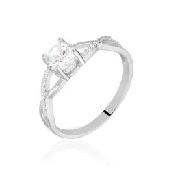 Histoire D'Or Bague Maryna Argent Blanc Oxyde De Zirconium