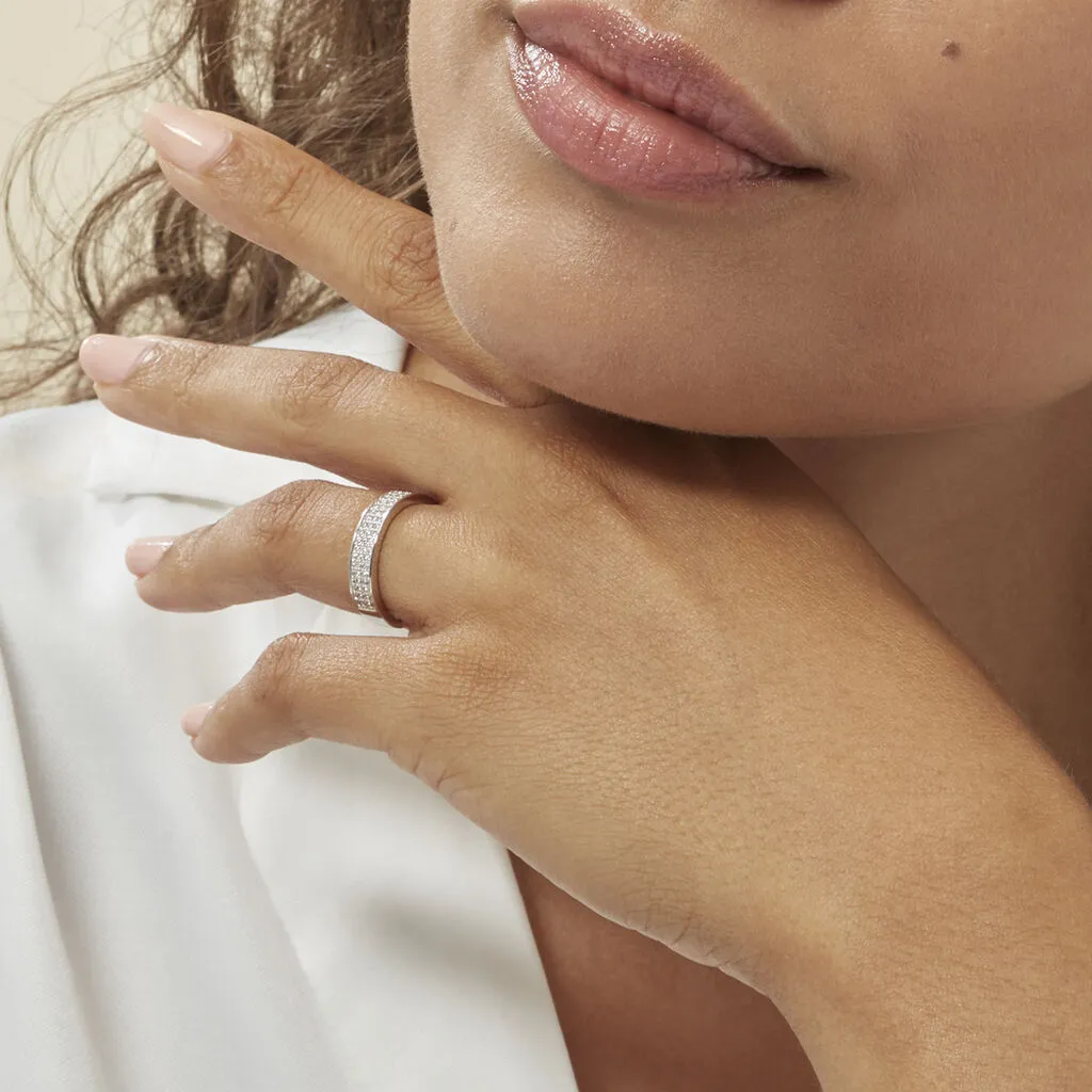Histoire D'Or Bague Kaycee Argent Blanc Oxyde De Zirconium – Image 6