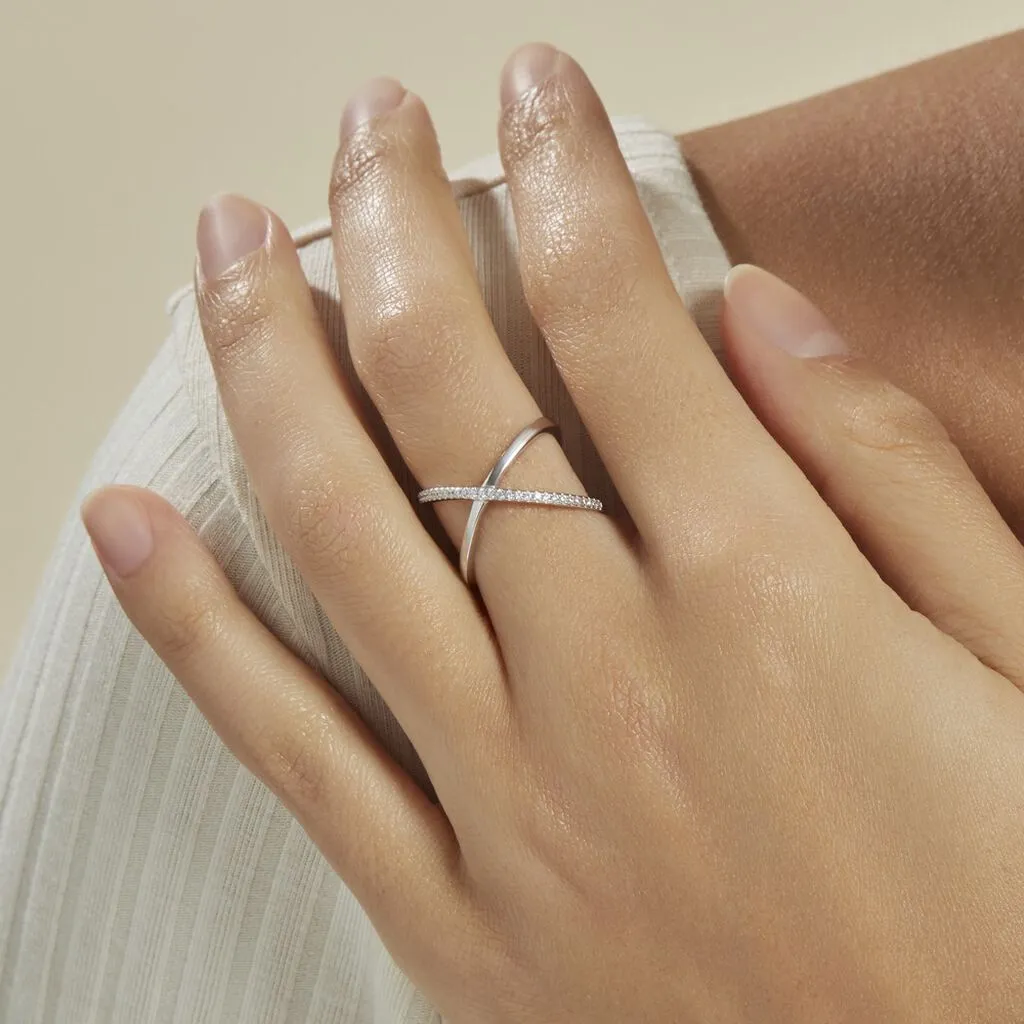 Histoire D'Or Bague Miya Argent Blanc Oxyde De Zirconium – Image 6
