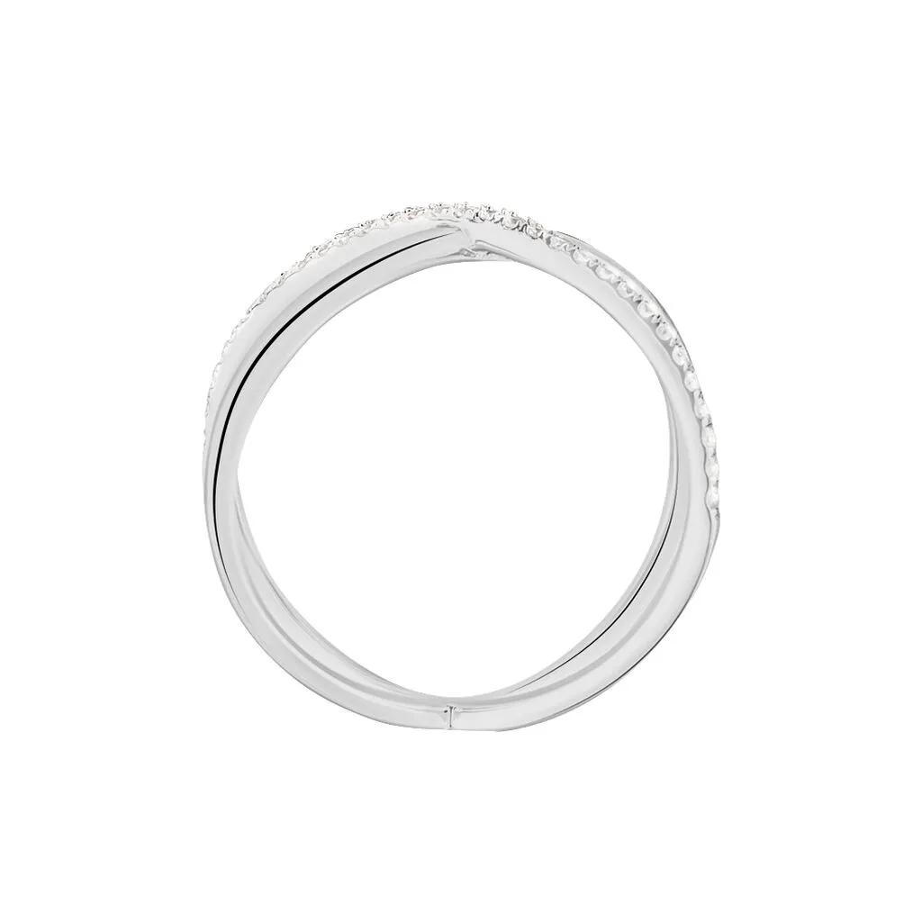 Histoire D'Or Bague Miya Argent Blanc Oxyde De Zirconium – Image 3
