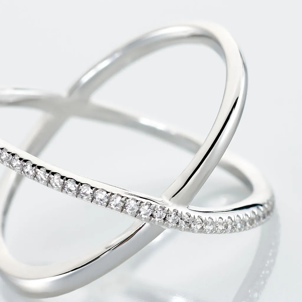 Histoire D'Or Bague Miya Argent Blanc Oxyde De Zirconium – Image 4