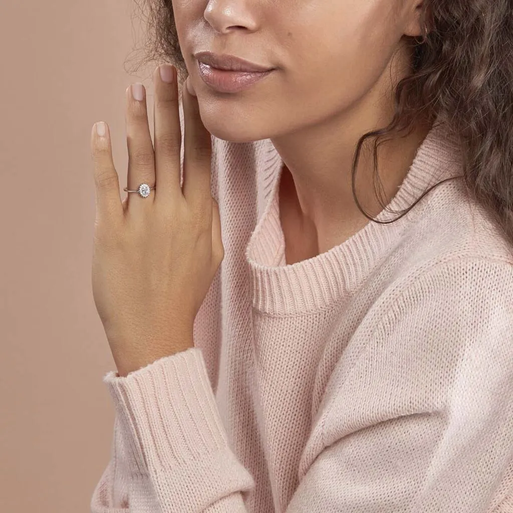 Histoire D'Or Bague Solitaire Shandrany Argent Blanc Oxyde De Zirconium – Image 6