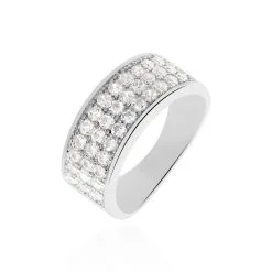 Histoire D'Or Bague Cecelia Argent Blanc Oxyde De Zirconium