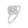 Histoire D'Or Bague Anasthase Argent Blanc Oxyde De Zirconium
