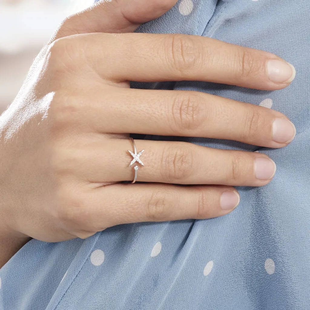 Histoire D'Or Bague Pluton Argent Blanc Oxyde De Zirconium – Image 5