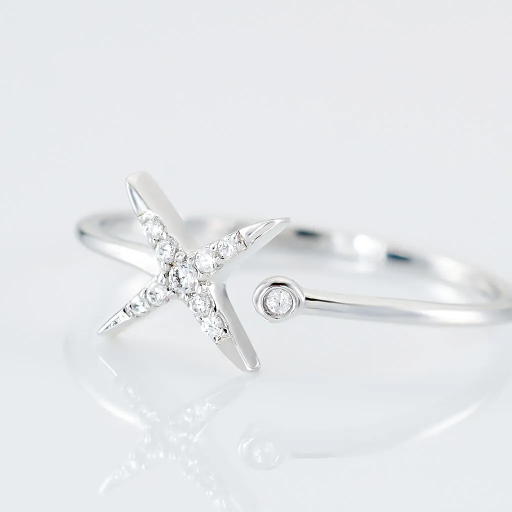 Histoire D'Or Bague Pluton Argent Blanc Oxyde De Zirconium – Image 3