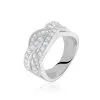 Histoire D'Or Bague Audon Argent Blanc Oxydes De Zirconium