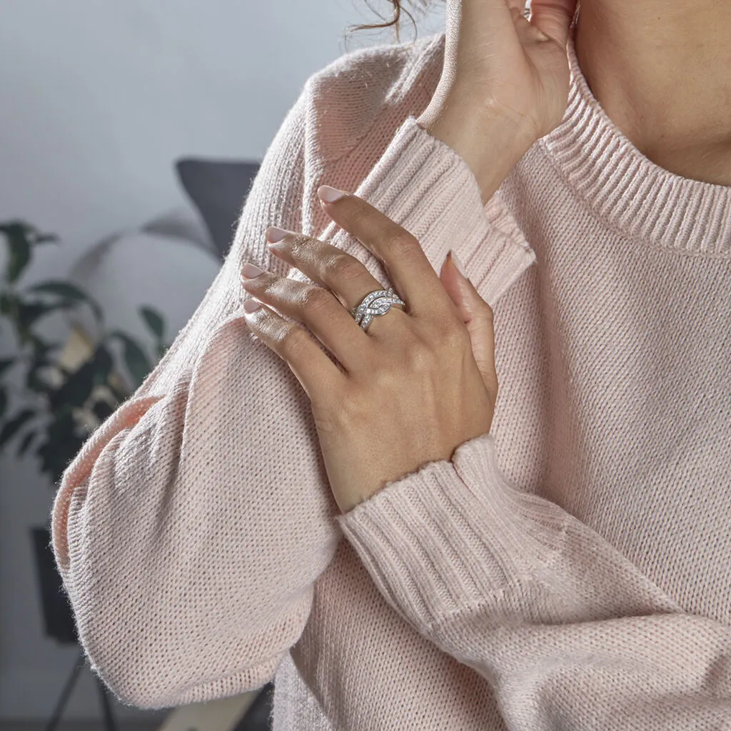 Histoire D'Or Bague Audon Argent Blanc Oxydes De Zirconium – Image 6