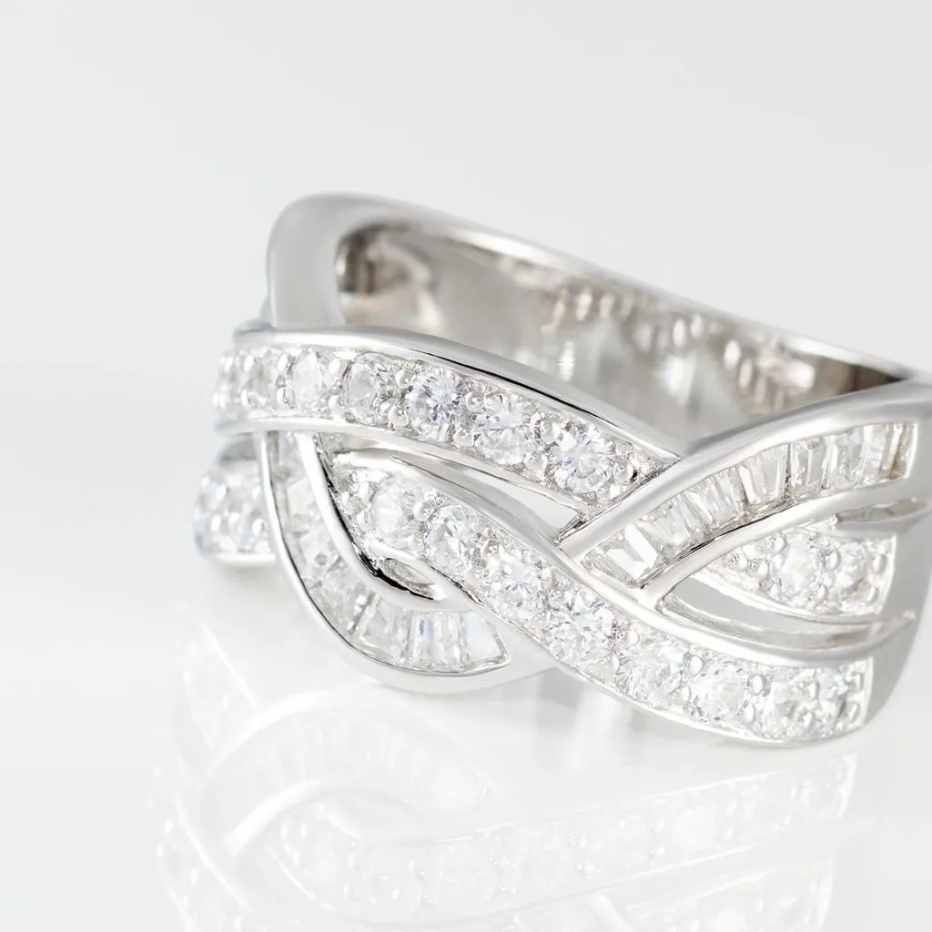 Histoire D'Or Bague Audon Argent Blanc Oxydes De Zirconium – Image 4