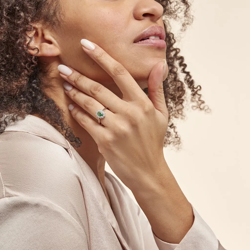 Histoire D'Or Bague Perez Argent Blanc Oxyde De Zirconium – Image 5