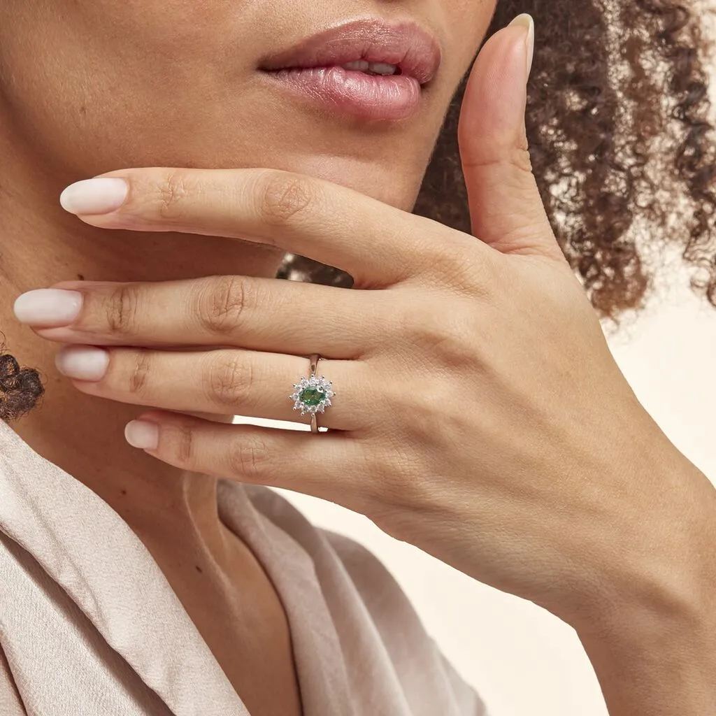 Histoire D'Or Bague Perez Argent Blanc Oxyde De Zirconium – Image 6