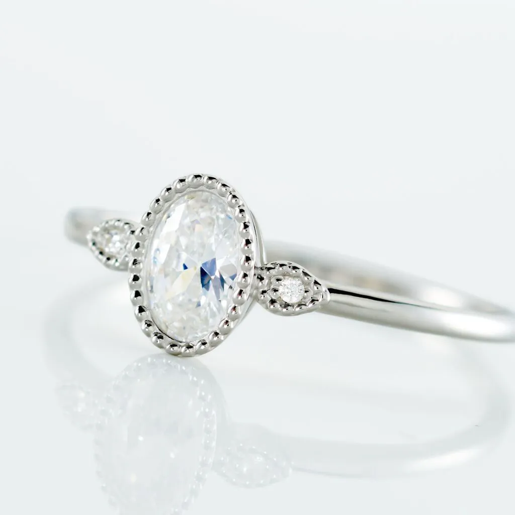 Histoire D'Or Bague Argent Blanc Afonso Oxyde De Zirconium – Image 4