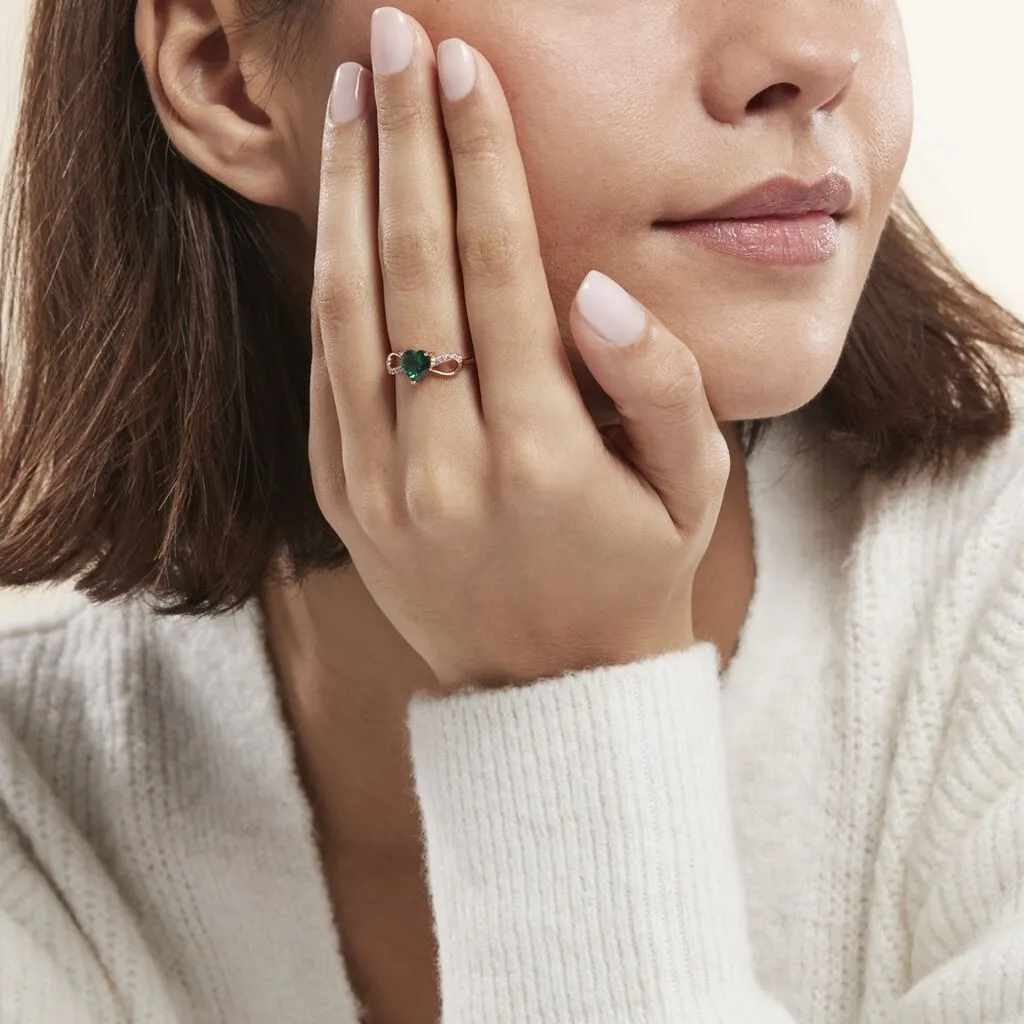 Histoire D'Or Bague Argent Rose Atieno Oxyde De Zirconium – Image 5