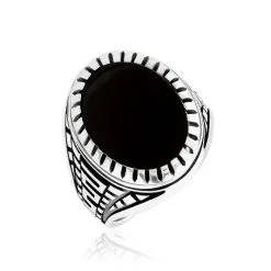 Histoire D'Or Bague Thimeo Argent Blanc Onyx