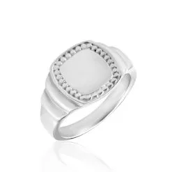 Histoire D'Or Chevalière Argent Argent Terrence