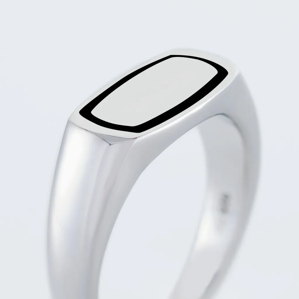 Histoire D'Or Chevalière Argent Argent Teofilo – Image 4