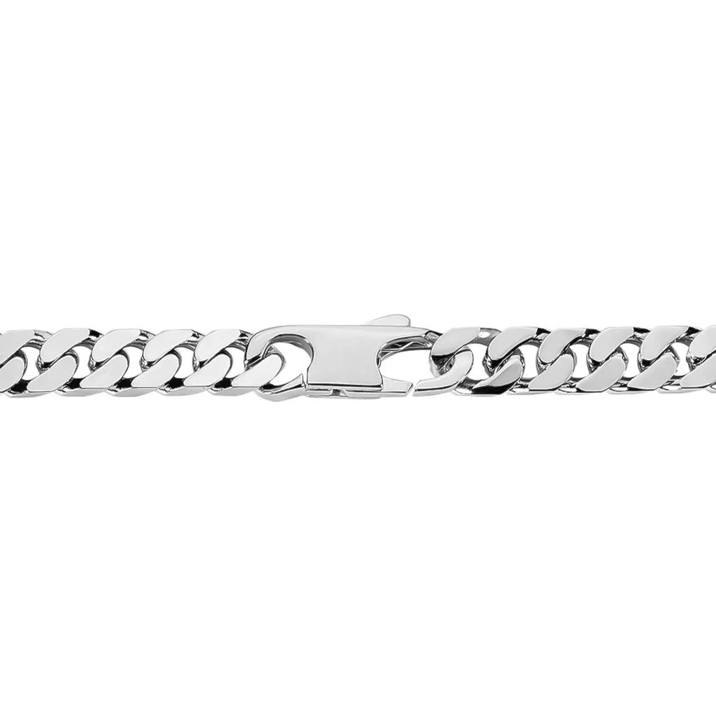 Histoire D'Or Bracelet Identité Clementine Maille Gourmette Argent Gris – Image 3