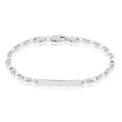 Histoire D'Or Bracelet Identité Carrus Argent Blanc
