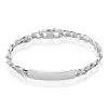 Histoire D'Or Bracelet Identité Casper Argent Blanc