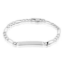 Histoire D'Or Bracelet Identité Vivian Argent Blanc