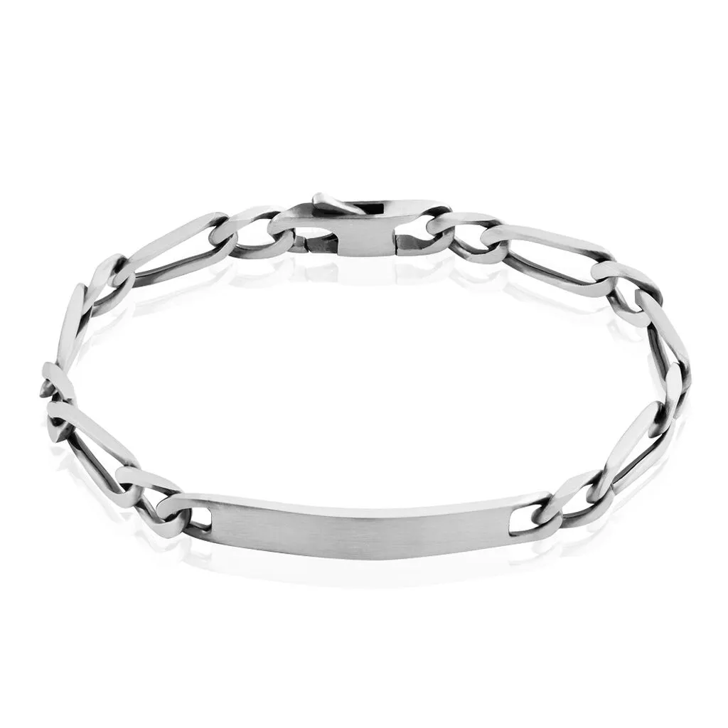 Histoire D'Or Bracelet Identité Poline Argent Blanc