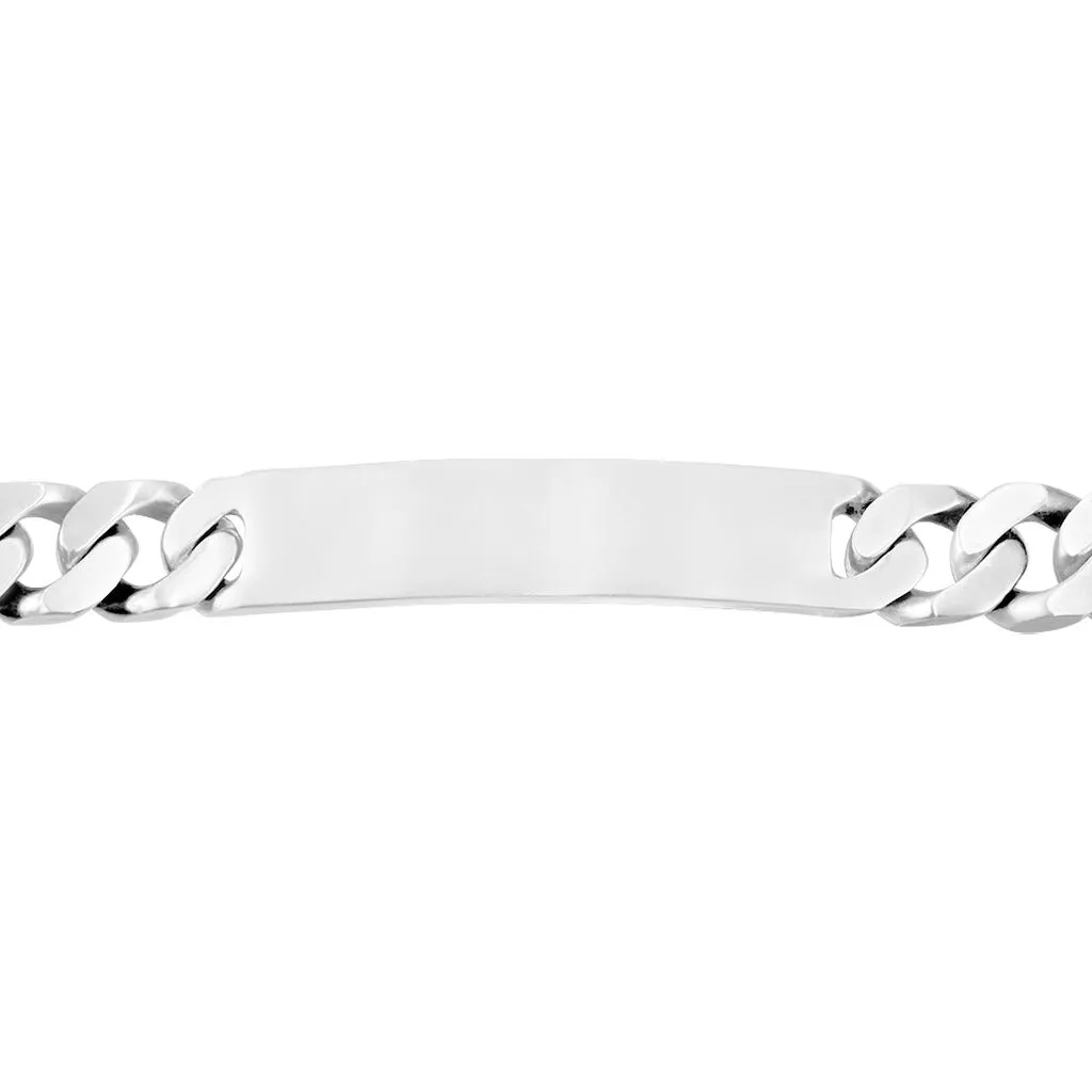 Histoire D'Or Bracelet Identité Casper Maille Gourmette Argent Blanc – Image 2