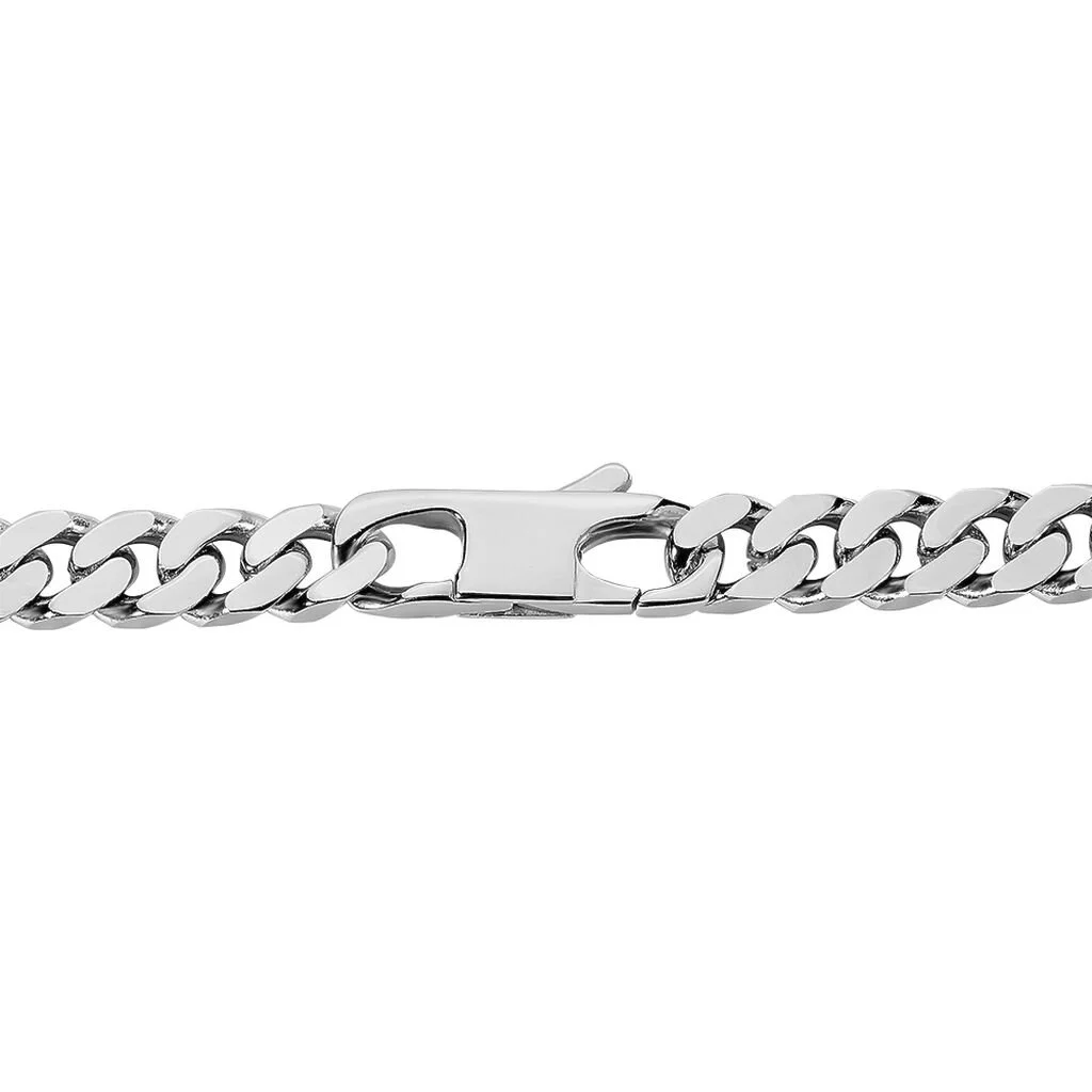 Histoire D'Or Bracelet Identité Casper Maille Gourmette Argent Blanc – Image 3