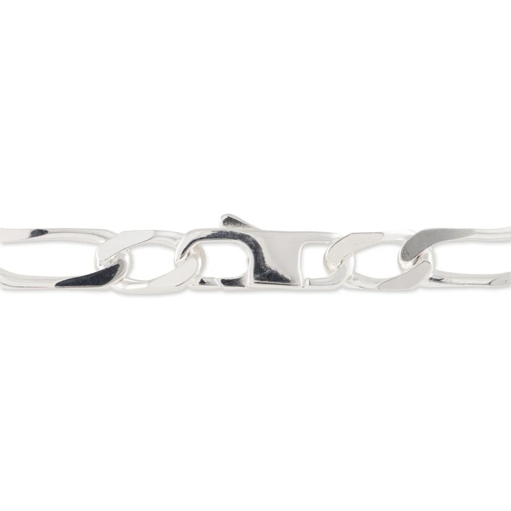 Histoire D'Or Bracelet Identité Vila Maille Alternee 1/2 Argent Blanc – Image 3